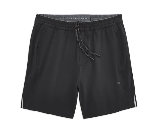 #1 Stratus Active Short - Lined in True Black, Size: XLarge | Mack Weldon ZWI1_C4MPL46